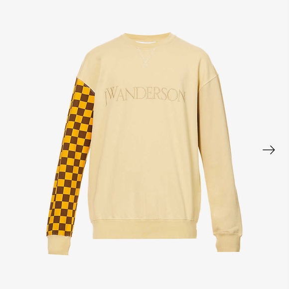 JW Anderson checkboard sweatshirt - Picture 3 of 4